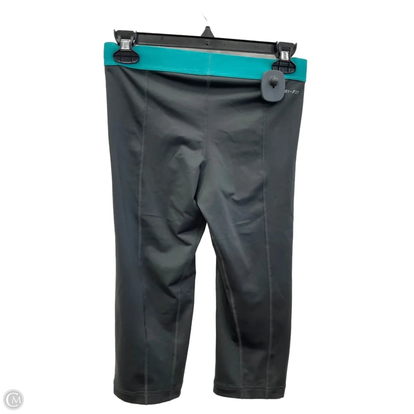 Athletic Leggings Capris By Nike Apparel In Grey, Size: S