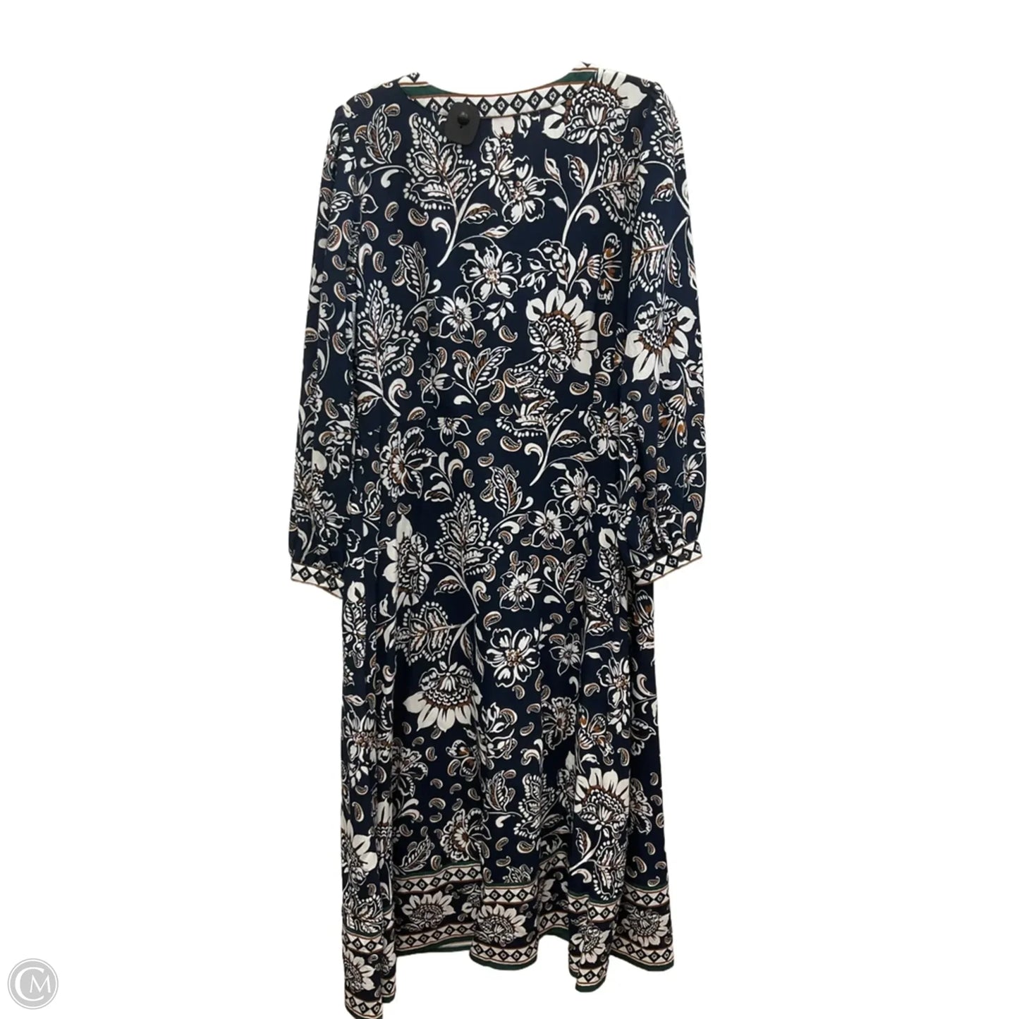 Dress Casual Maxi By Loft In Blue, Size: 16