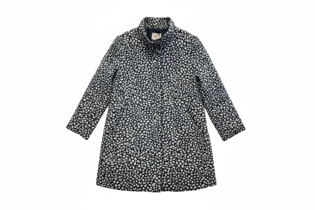 Coat Peacoat By Loft In Animal Print, Size: Xxl