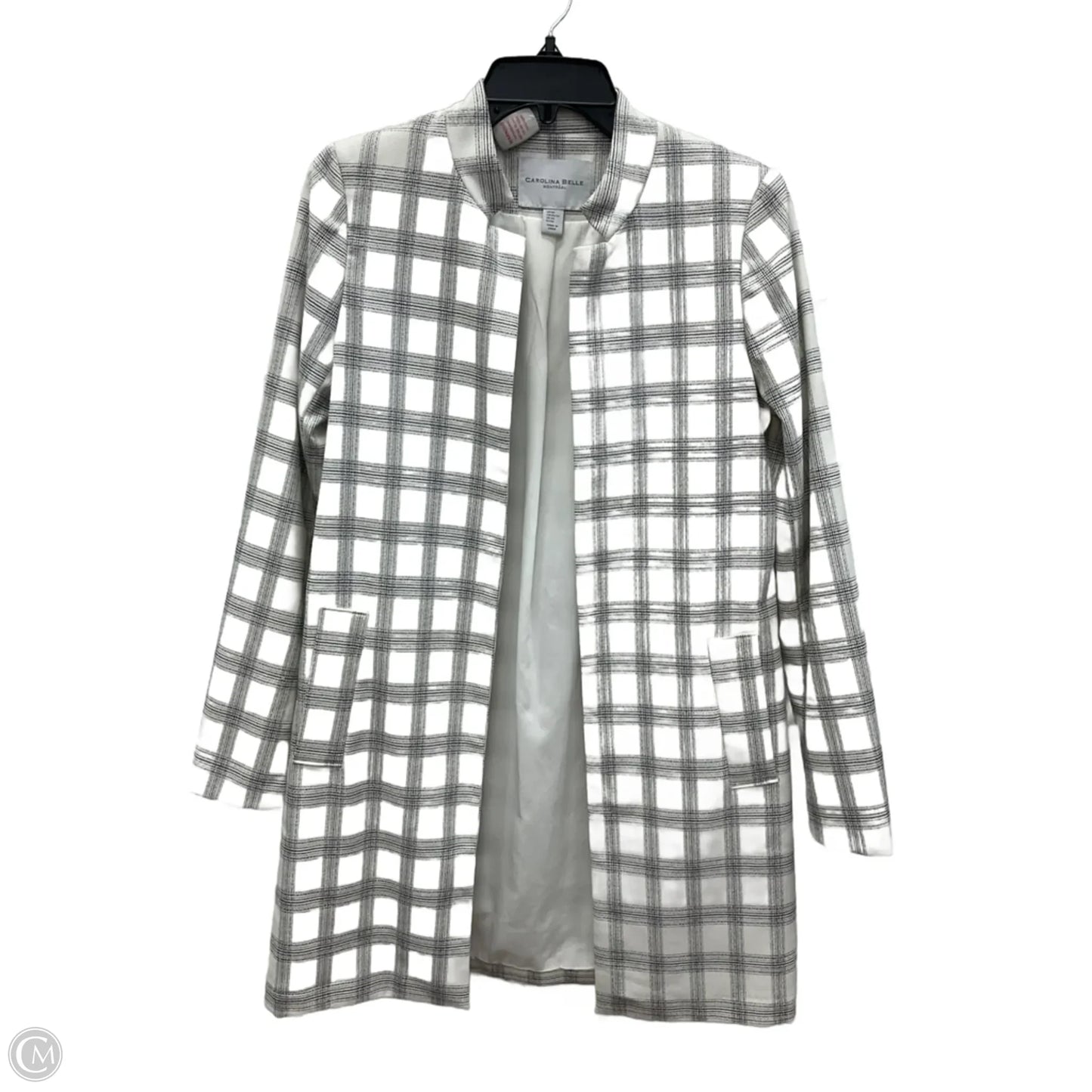 Blazer By Carolina Belle In Plaid Pattern, Size: Xs