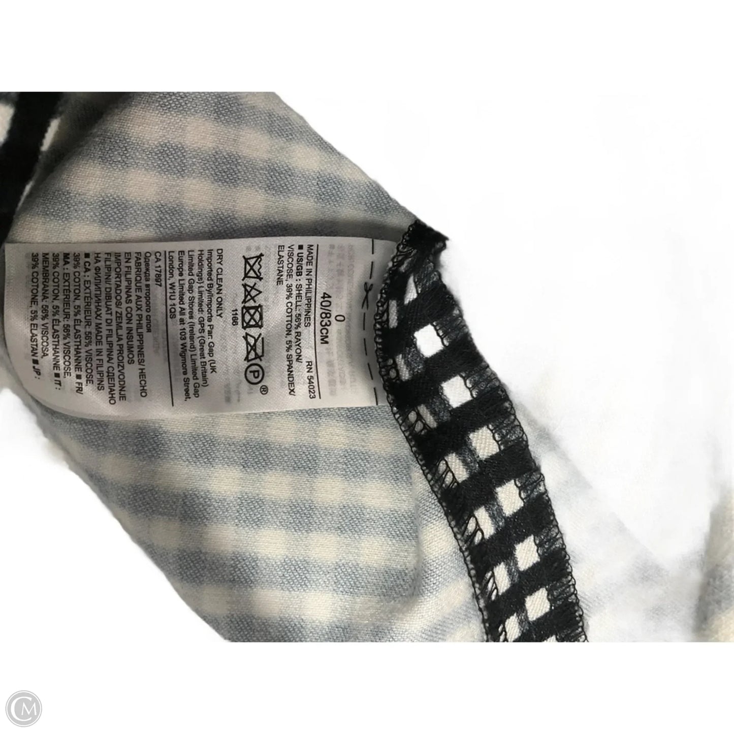 Dress Work By Banana Republic In Checkered Pattern, Size: 0