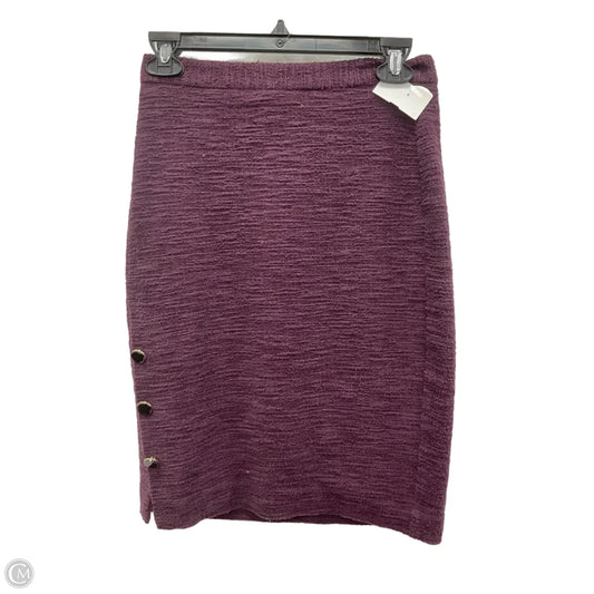 Skirt Mini & Short By Ann Taylor In Purple, Size: Xs