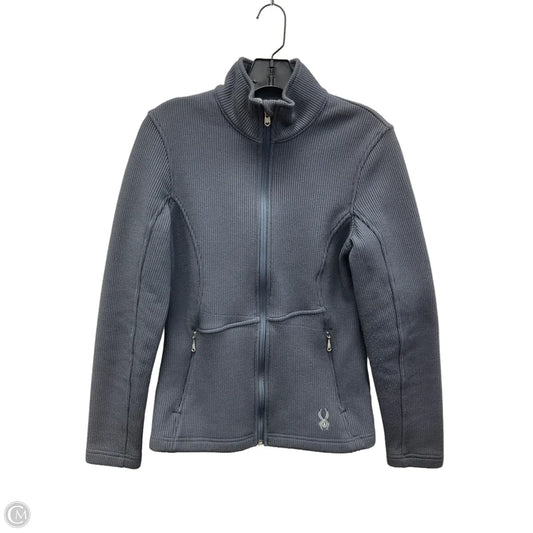 Athletic Jacket By Spyder In Grey, Size: M
