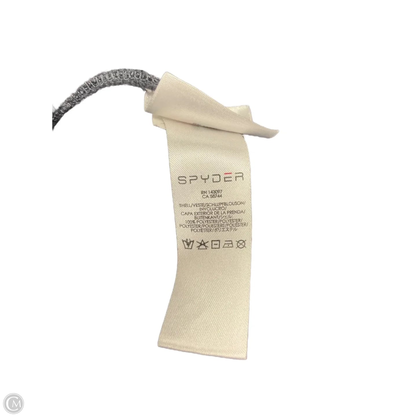 Athletic Jacket By Spyder In Grey, Size: M