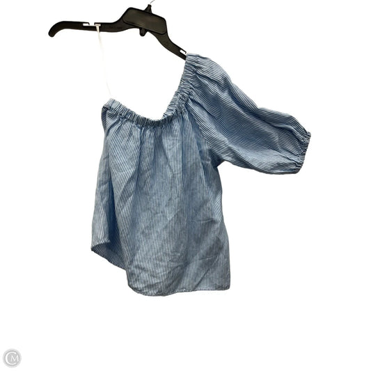 Top 3/4 Sleeve By Loft In Striped Pattern, Size: Xsp