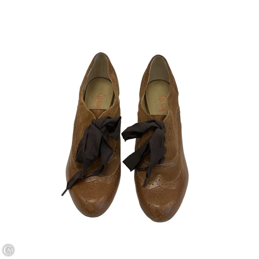 Shoes Heels Block By Cmb In Brown, Size: 8.5