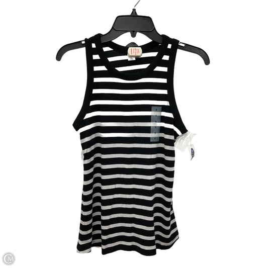 Top Sleeveless Basic By Old Navy In Striped Pattern, Size: S