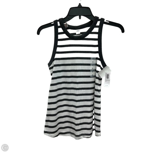 Top Sleeveless Basic By Old Navy In Striped Pattern, Size: S
