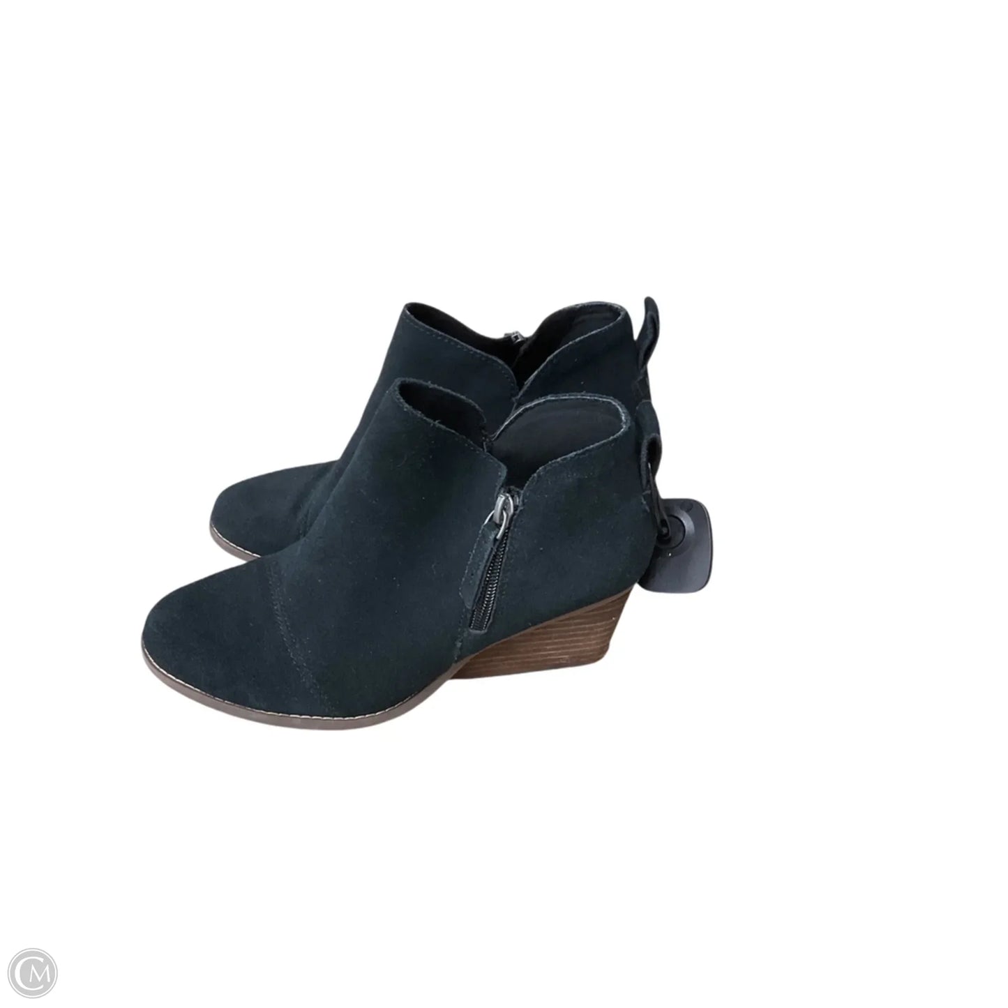 Boots Ankle Heels By Toms In Black, Size: 7.5