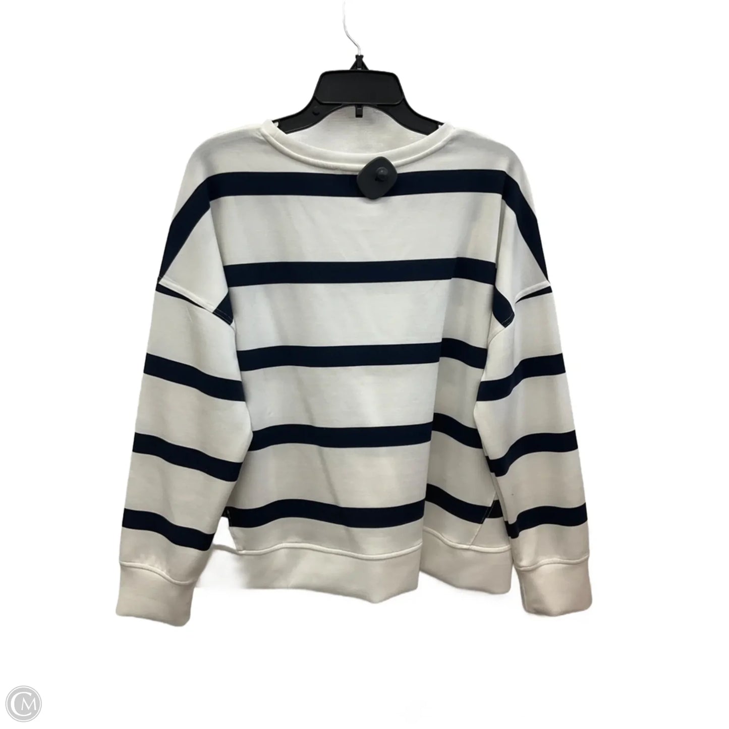 Top Long Sleeve By Cable And Gauge In Striped Pattern, Size: Xl