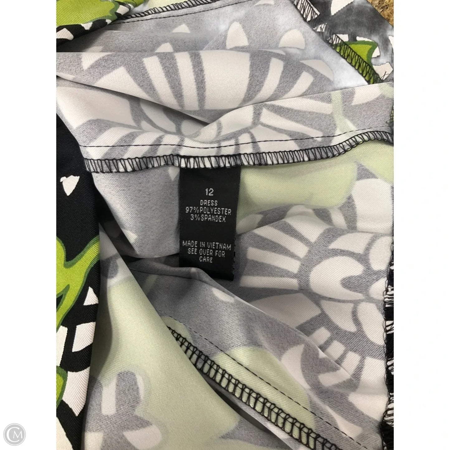 Dress Work By Agb In Black & Green, Size: 16