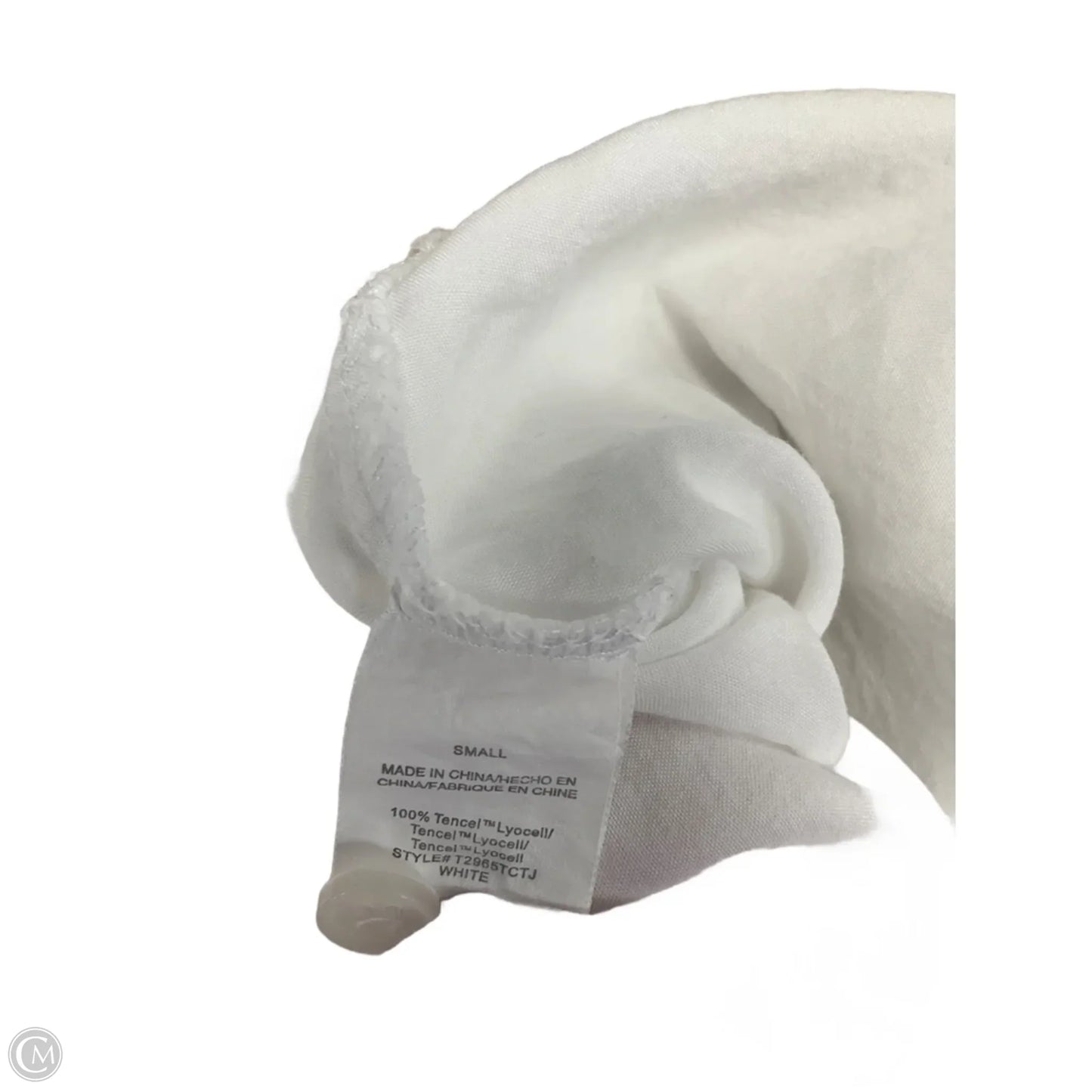 Top Sleeveless By Thread And Supply In White, Size: S