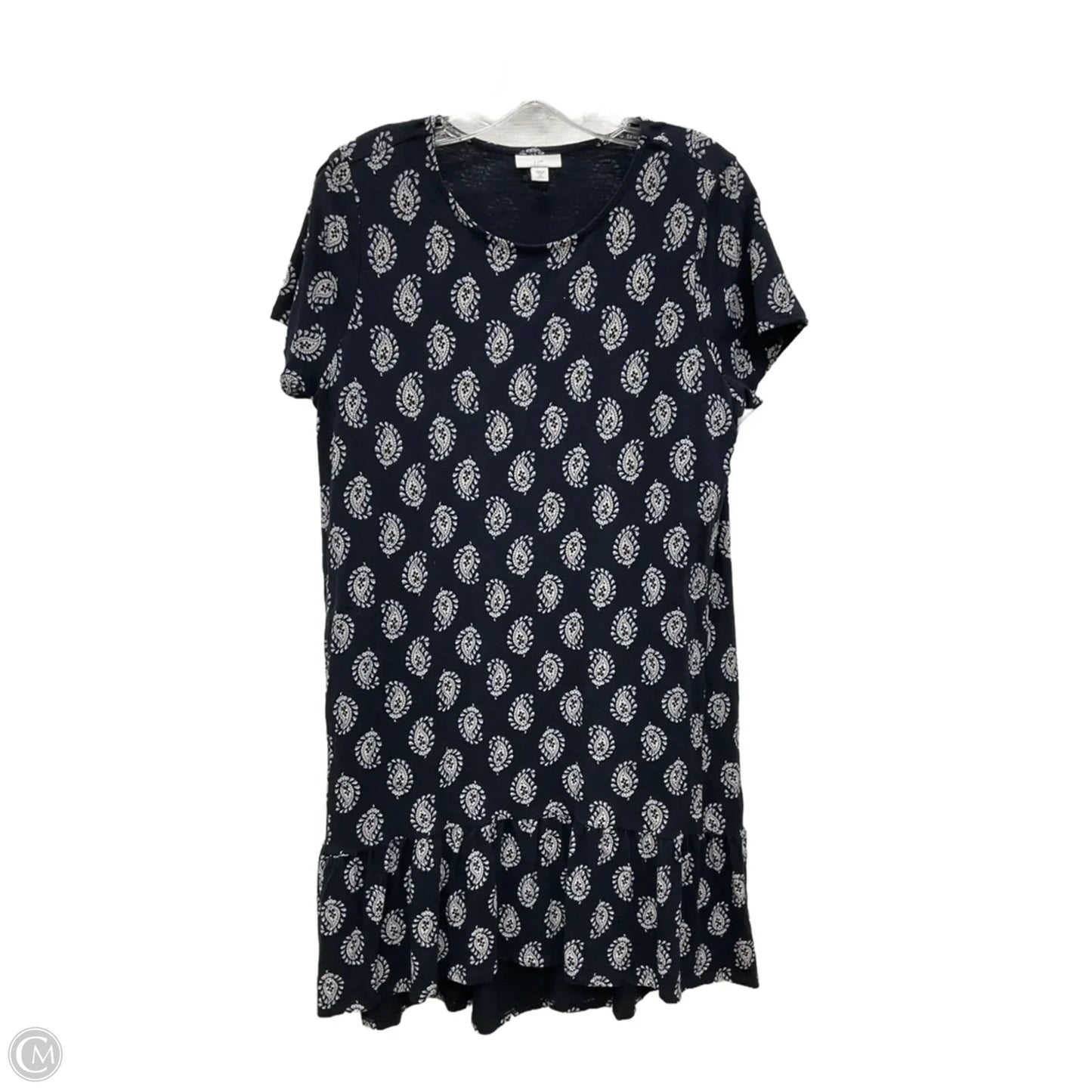 Dress Casual Midi By J. Jill In Blue, Size: M