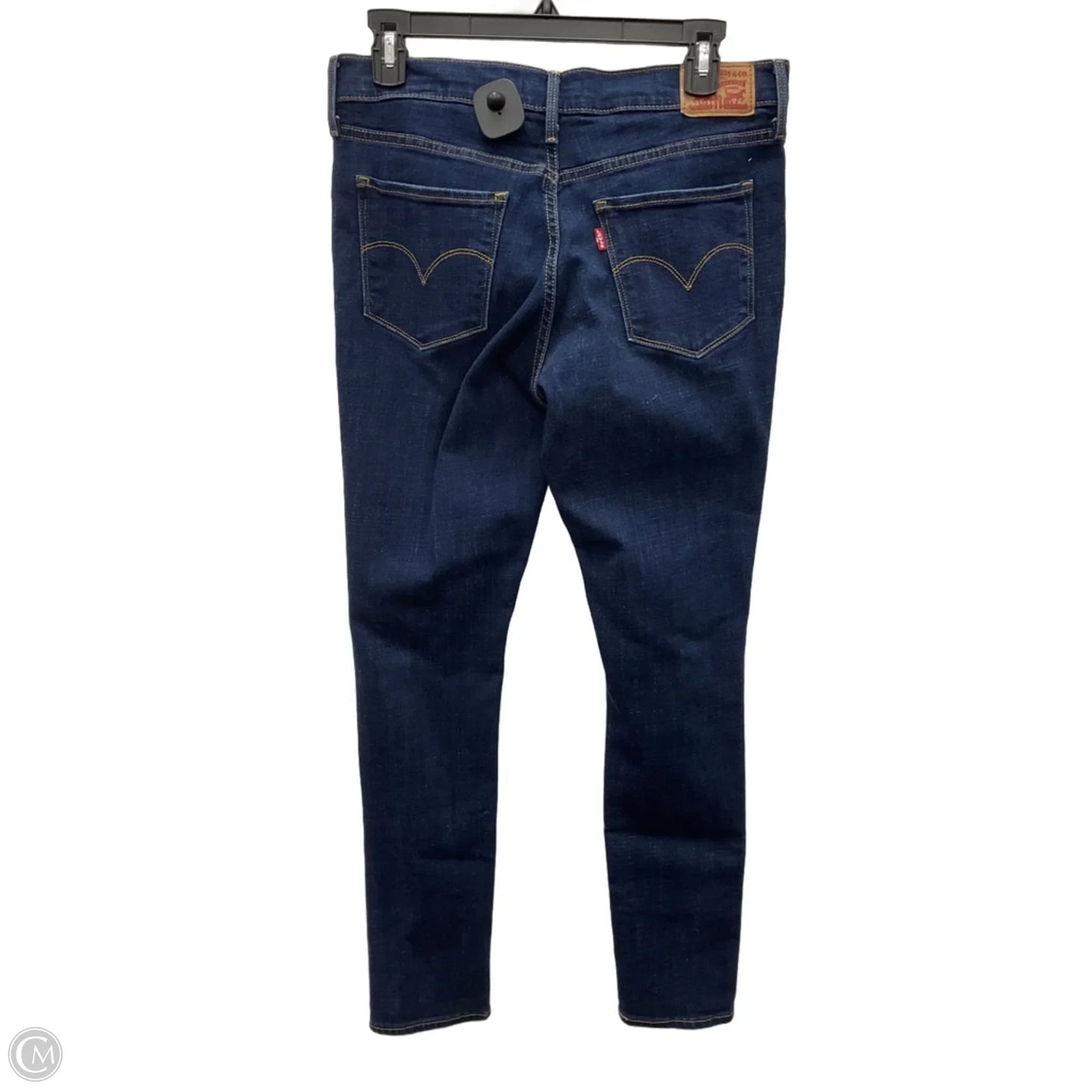 Jeans Skinny By Levis In Blue Denim, Size: 8