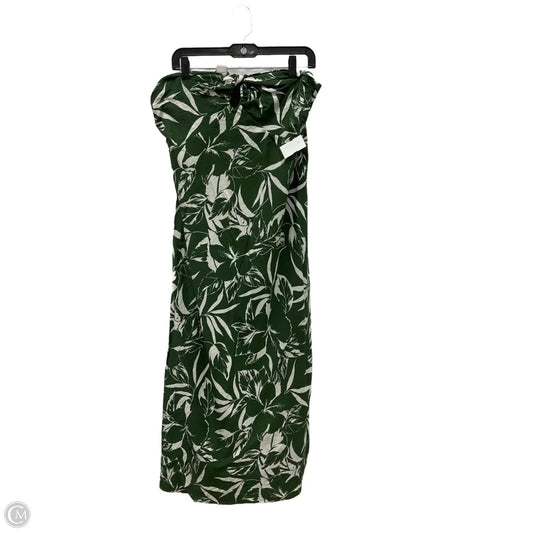 Dress Casual Maxi By Abercrombie And Fitch In Green, Size: Xl