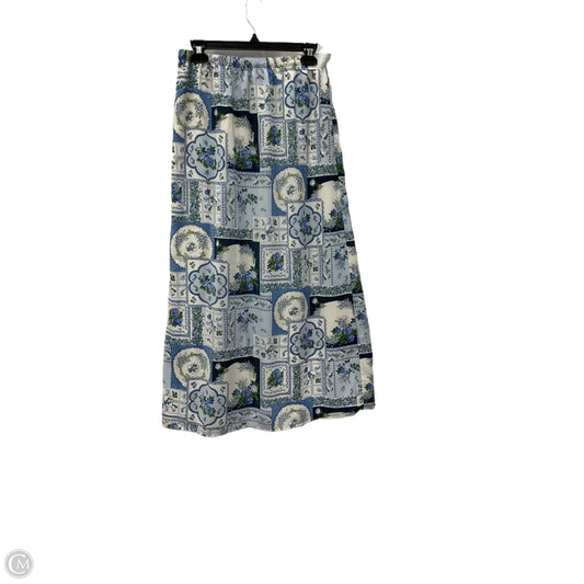 Skirt Maxi By Abercrombie And Fitch In Blue, Size: L