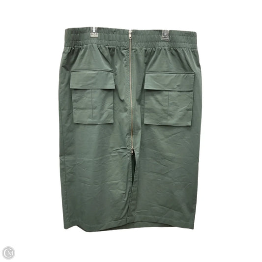Skirt Midi By Abercrombie And Fitch In Green, Size: Xl