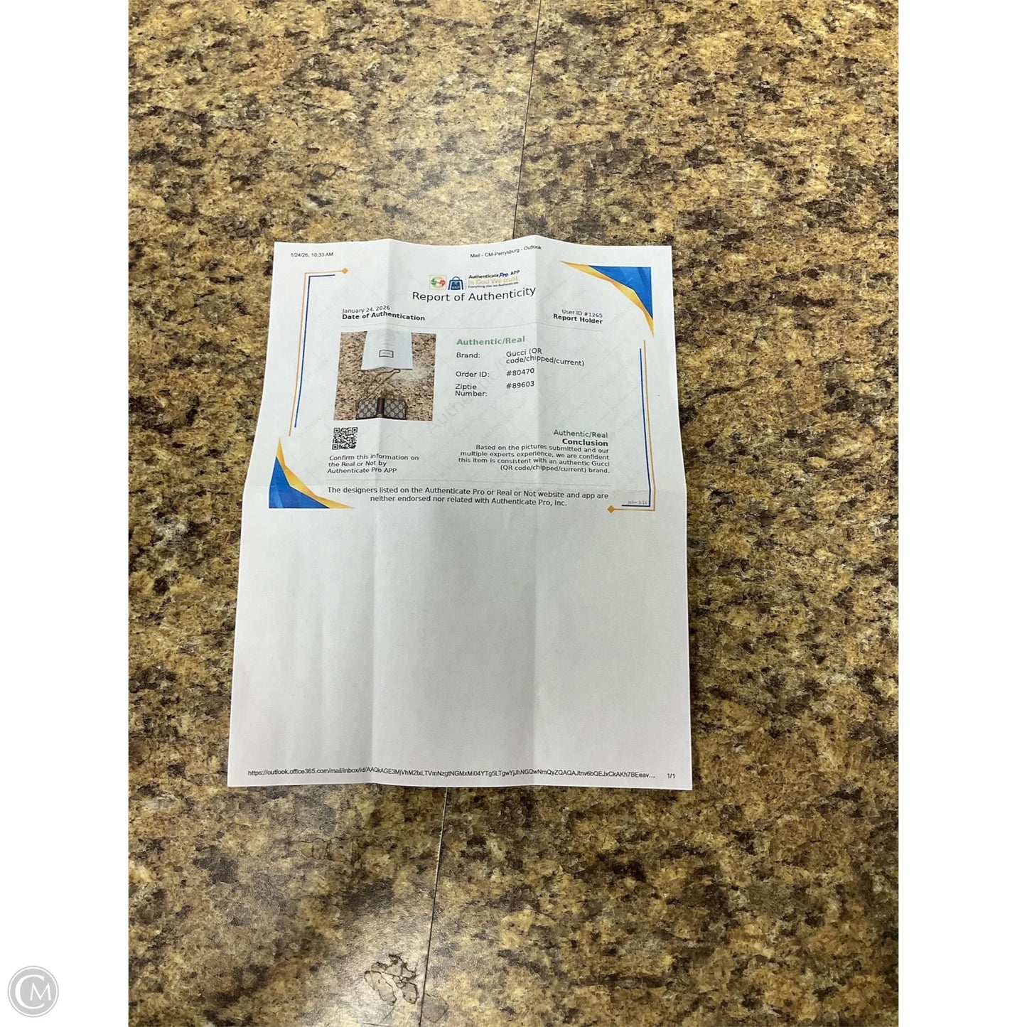 Crossbody Luxury Designer By Gucci, Size: Small