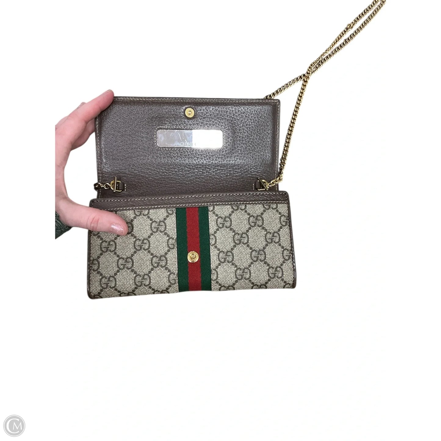 Crossbody Luxury Designer By Gucci, Size: Small
