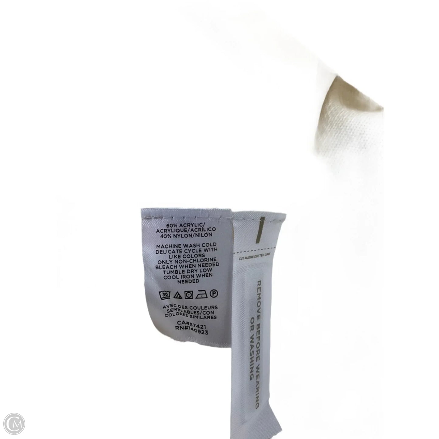 Top Long Sleeve By Loft In Cream, Size: Xl