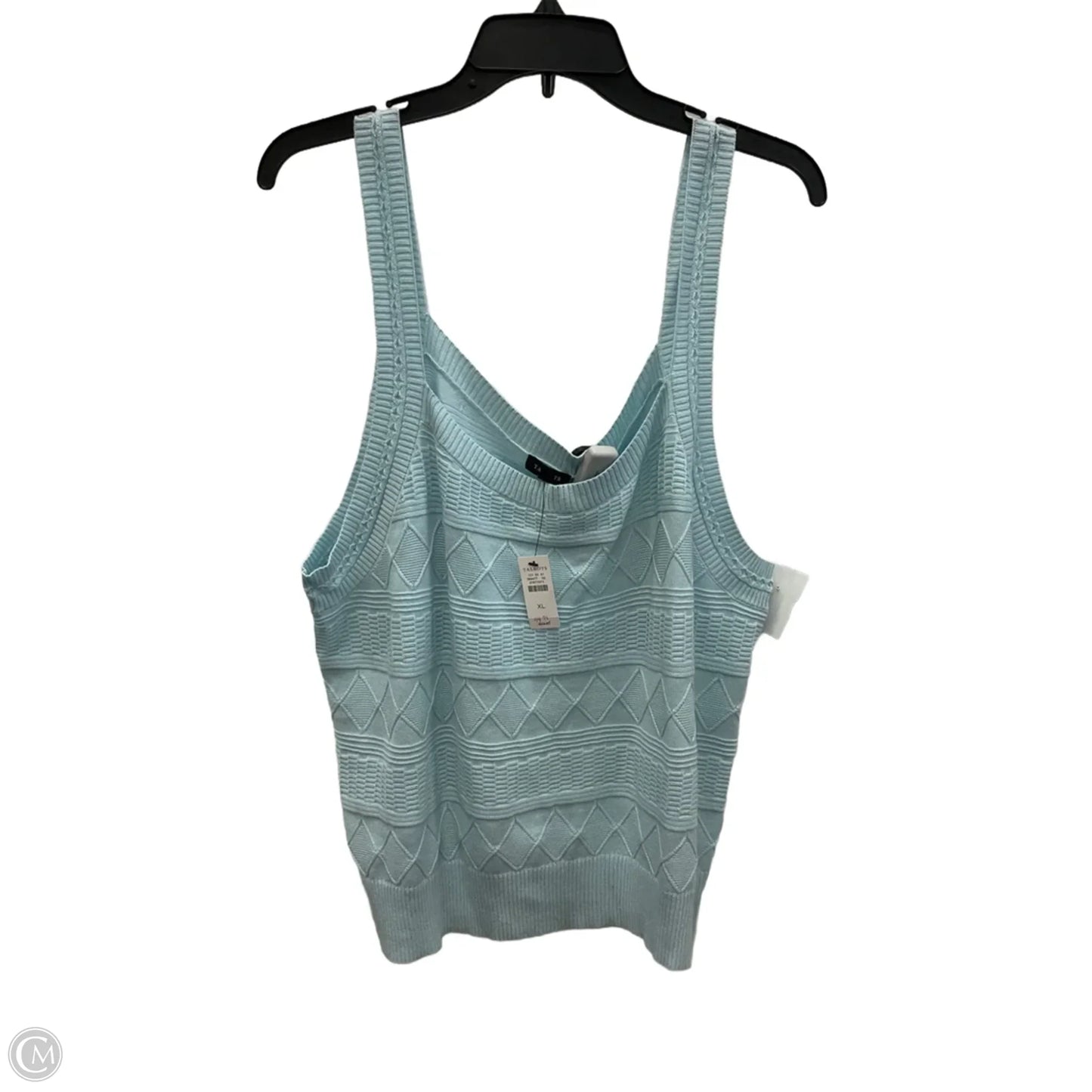 Top Sleeveless By Talbots In Blue, Size: Xl