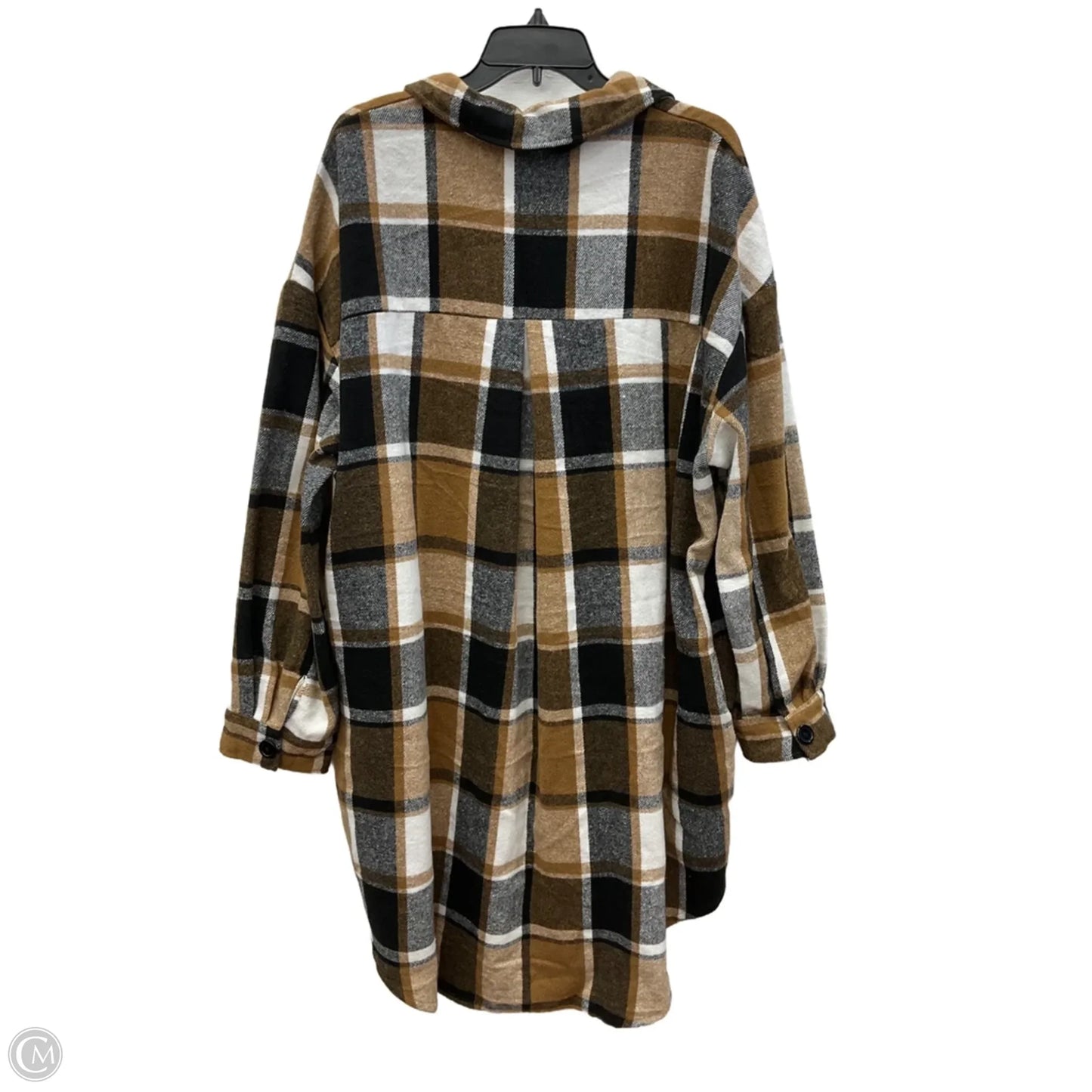Jacket Shirt By Cme In Plaid Pattern, Size: 1x