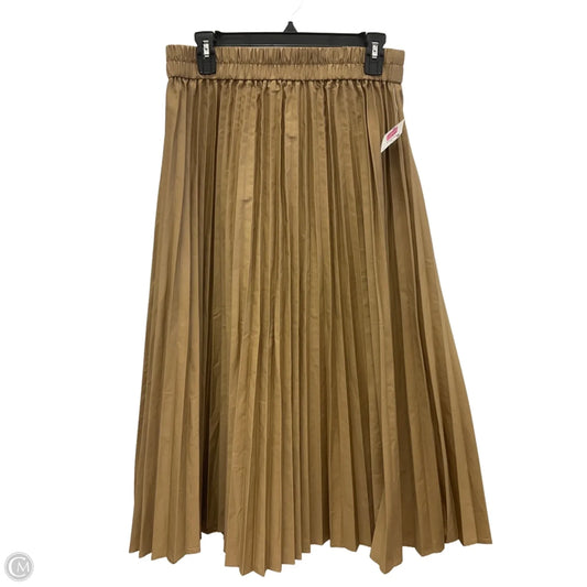 Skirt Midi By Ophelia Roe In Brown, Size: M