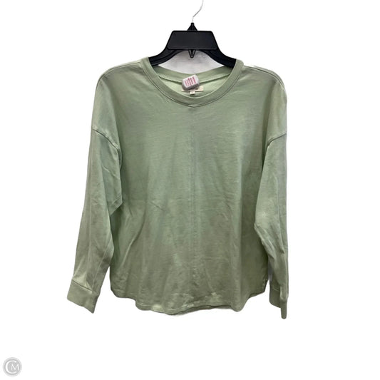 Top Long Sleeve Basic By Madewell In Green, Size: S