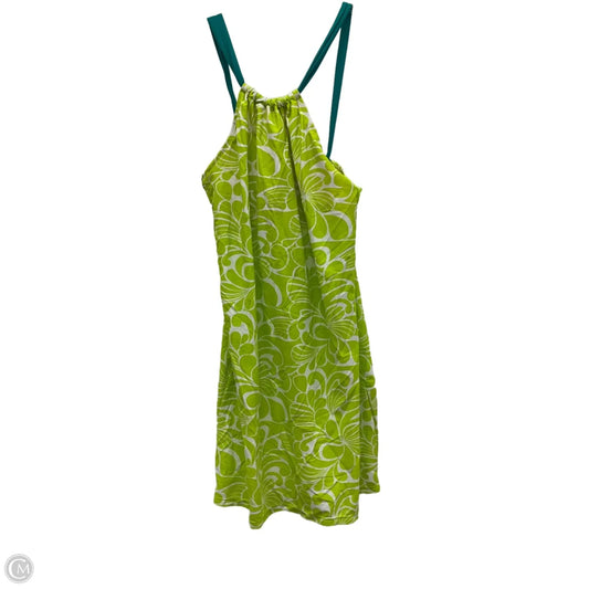 athleta green dress ATHLETA Costa Sleeveless Green Spring Midi Dress