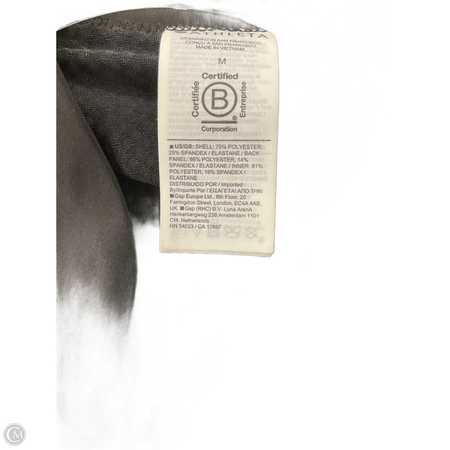 Athletic Dress By Athleta In Black, Size: M