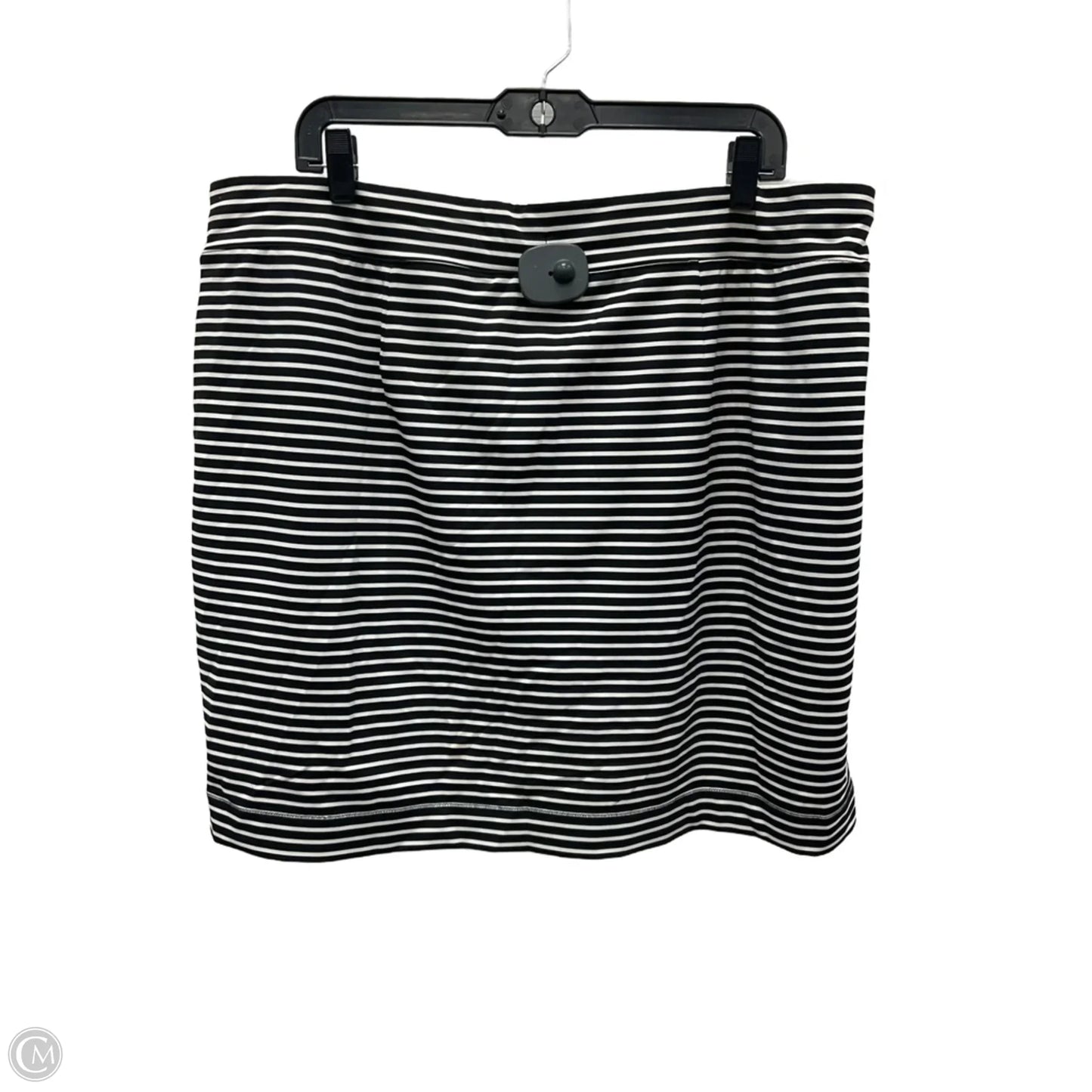 Skort By Chicos In Striped Pattern, Size: Xl