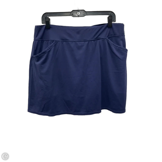 Skort Designer By Lilly Pulitzer In Blue, Size: Xl