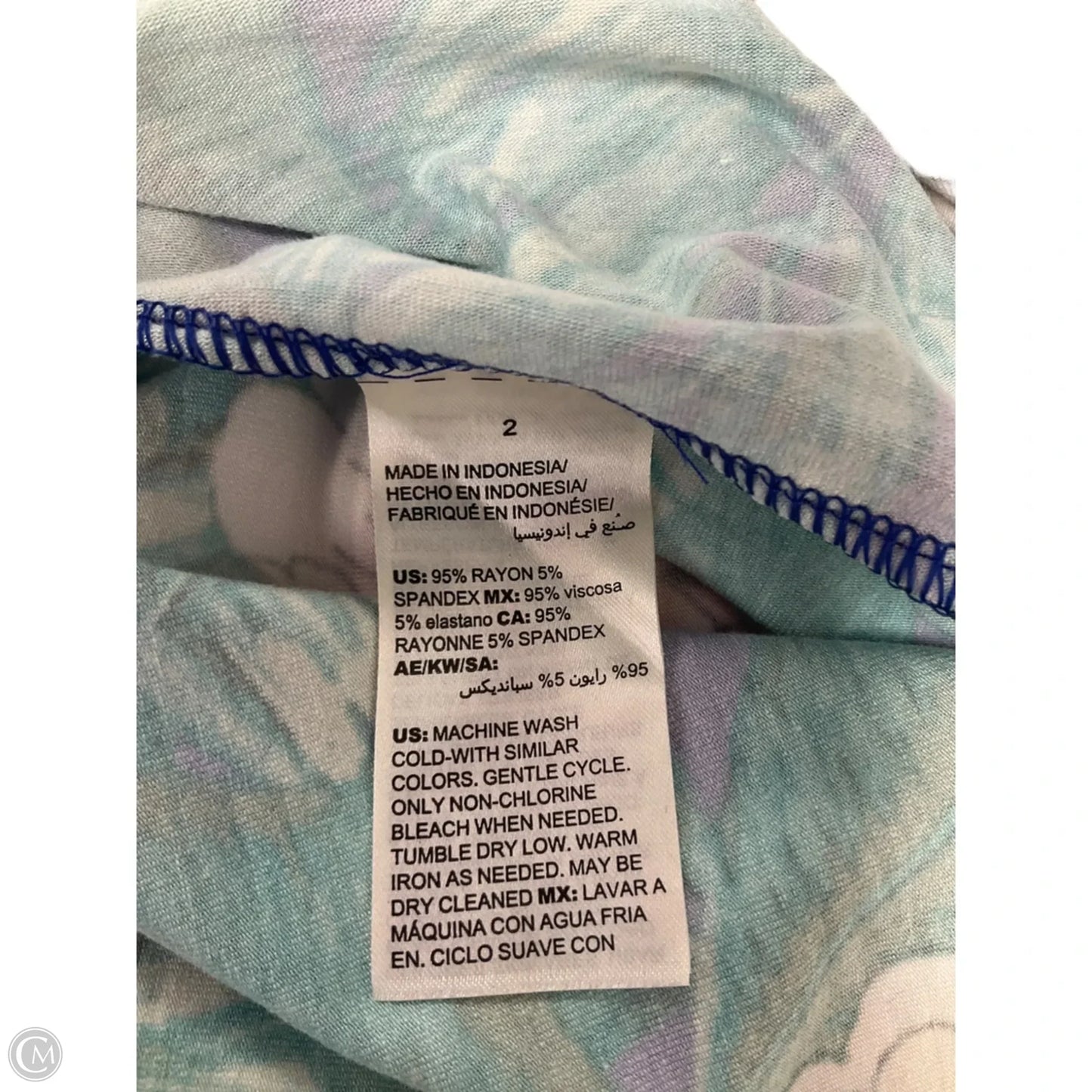 Dress Casual Midi By Chicos In Striped Pattern, Size: L