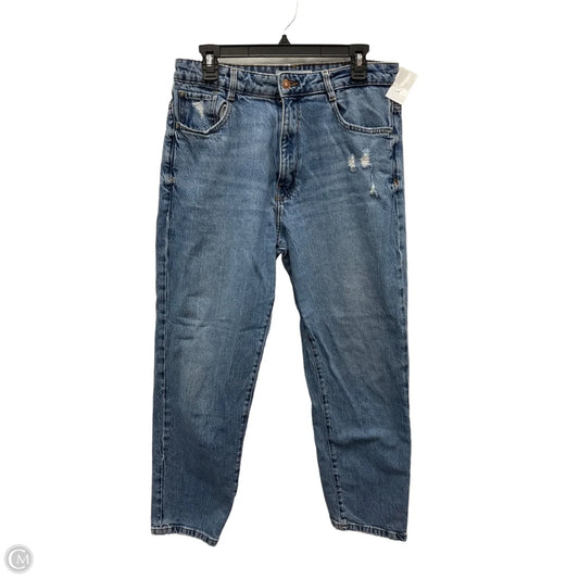 Jeans Straight By Zara In Blue, Size: 12