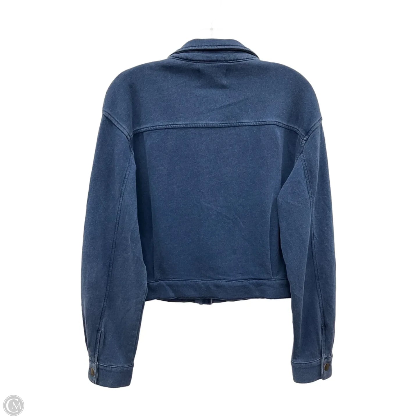 Jacket Fleece By Z Supply In Blue, Size: S