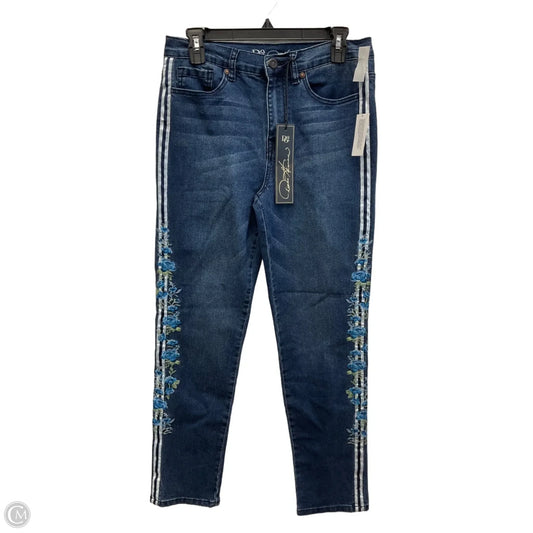 Jeans Skinny By Dg2 In Blue Denim, Size: 6l