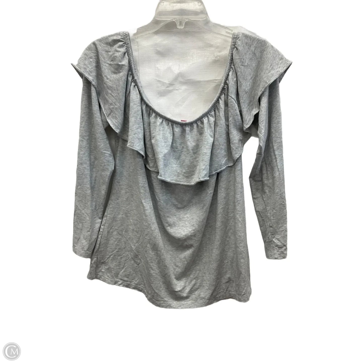 Top Long Sleeve Designer By Lilly Pulitzer In Grey, Size: Xl