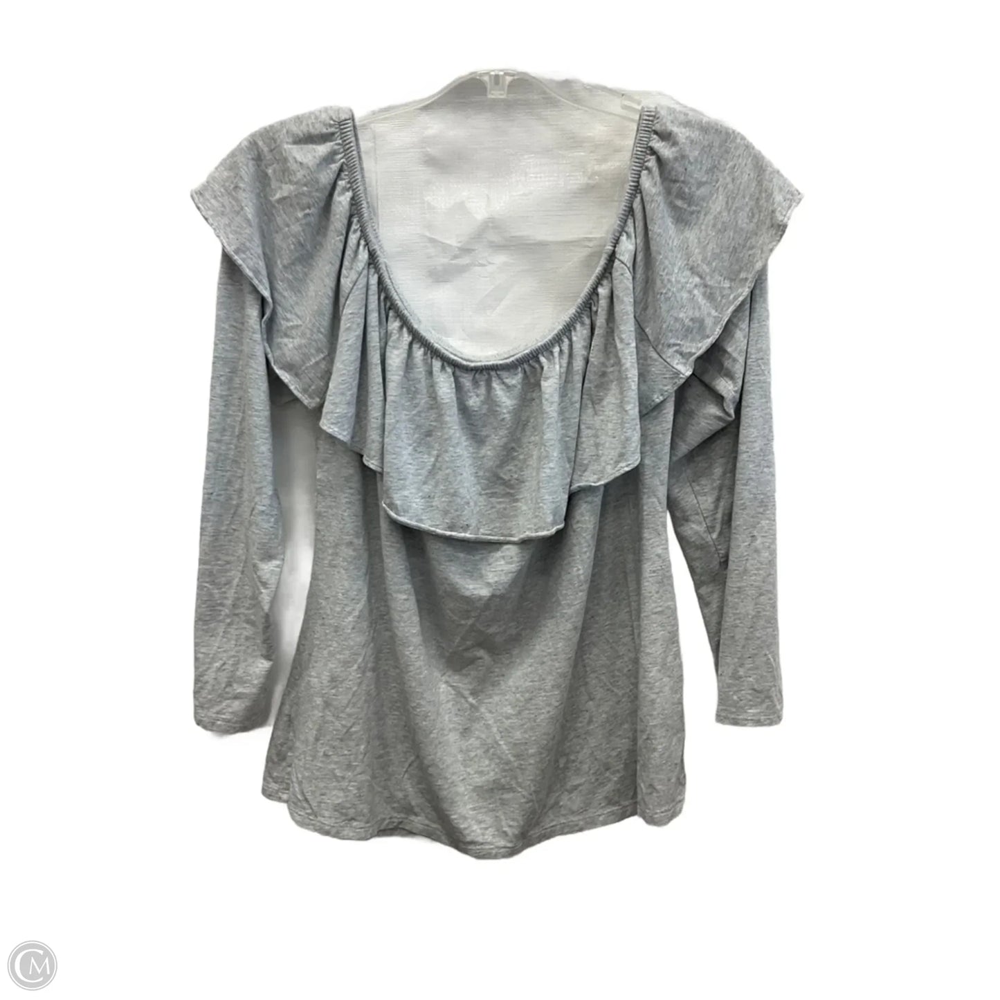 Top Long Sleeve Designer By Lilly Pulitzer In Grey, Size: Xl