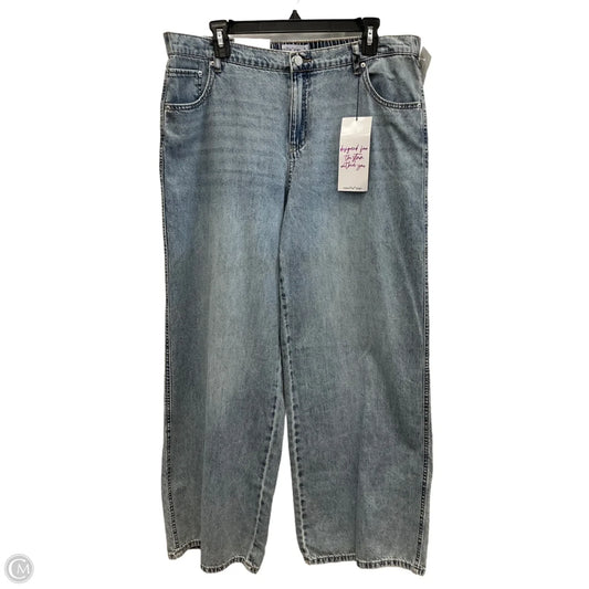Jeans Wide Leg By Vanilla Star In Blue Denim, Size: Xl