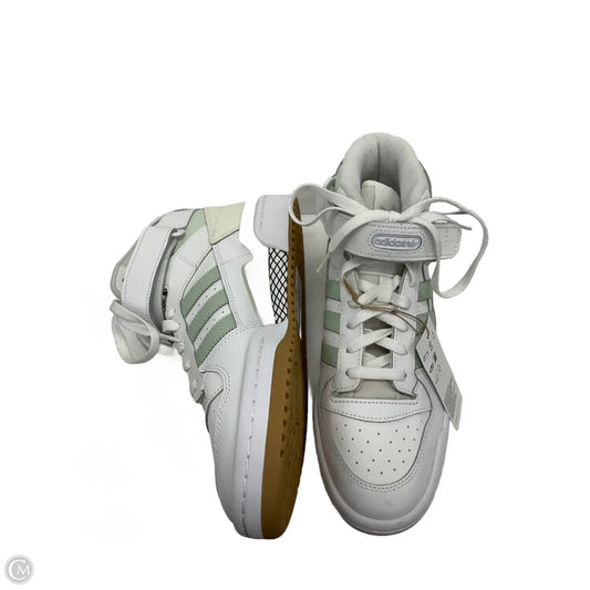 Shoes Sneakers By Adidas In Green & White, Size: 9
