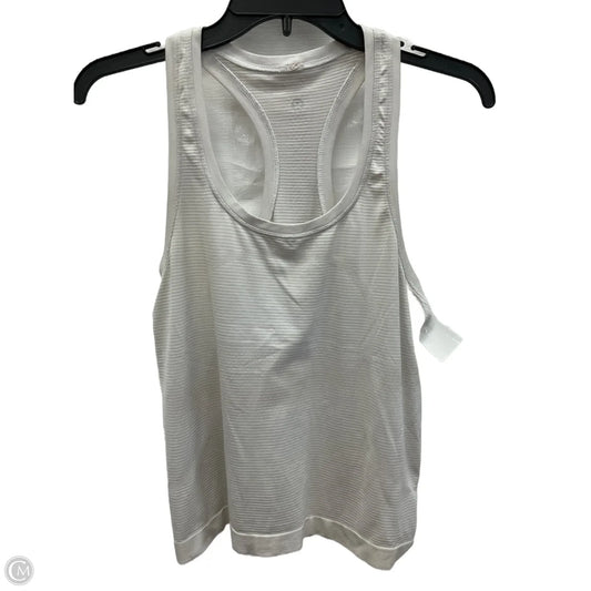 Athletic Tank Top By Lululemon In White, Size: S
