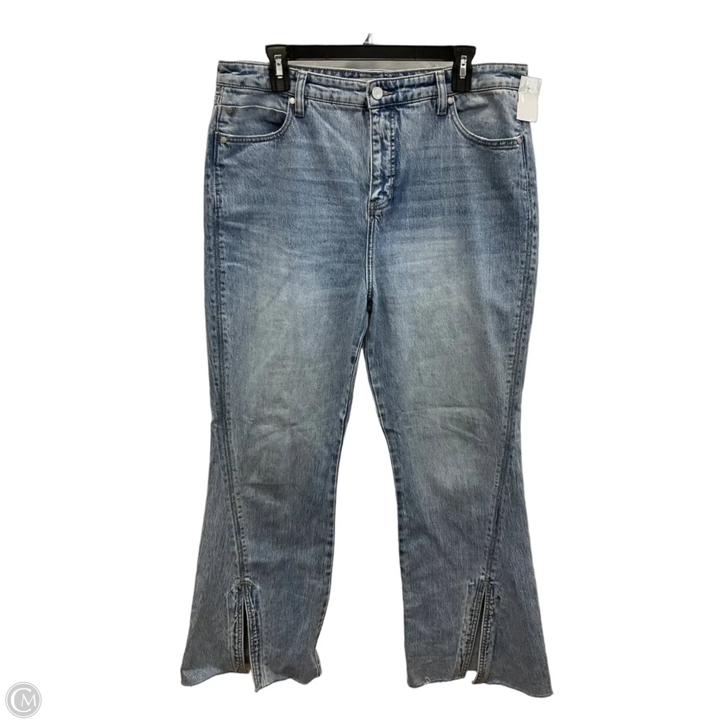 Jeans Flared By Liverpool In Blue Denim, Size: 12