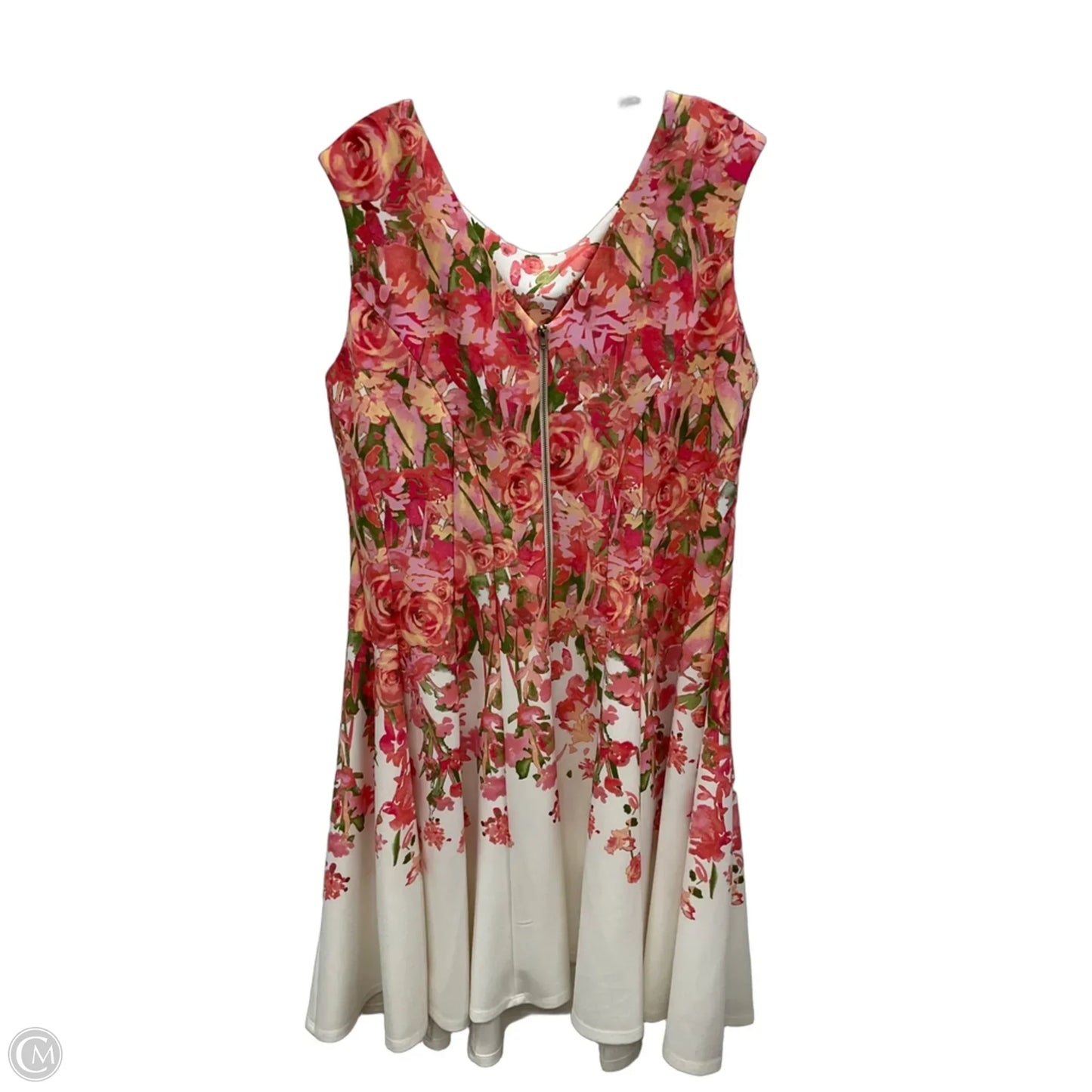 Dress Party Midi By Dannyandnicole In Floral Print, Size: 18