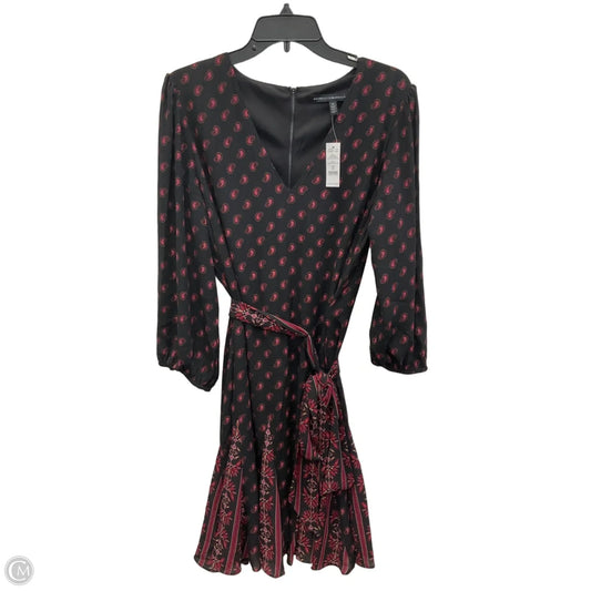 Dress Casual Midi By White House Black Market In Black, Size: Xl