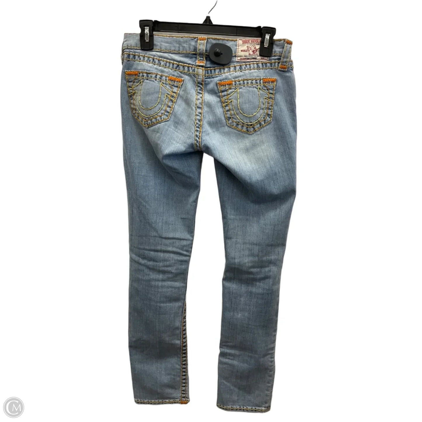 Jeans Straight By True Religion In Blue Denim, Size: 4