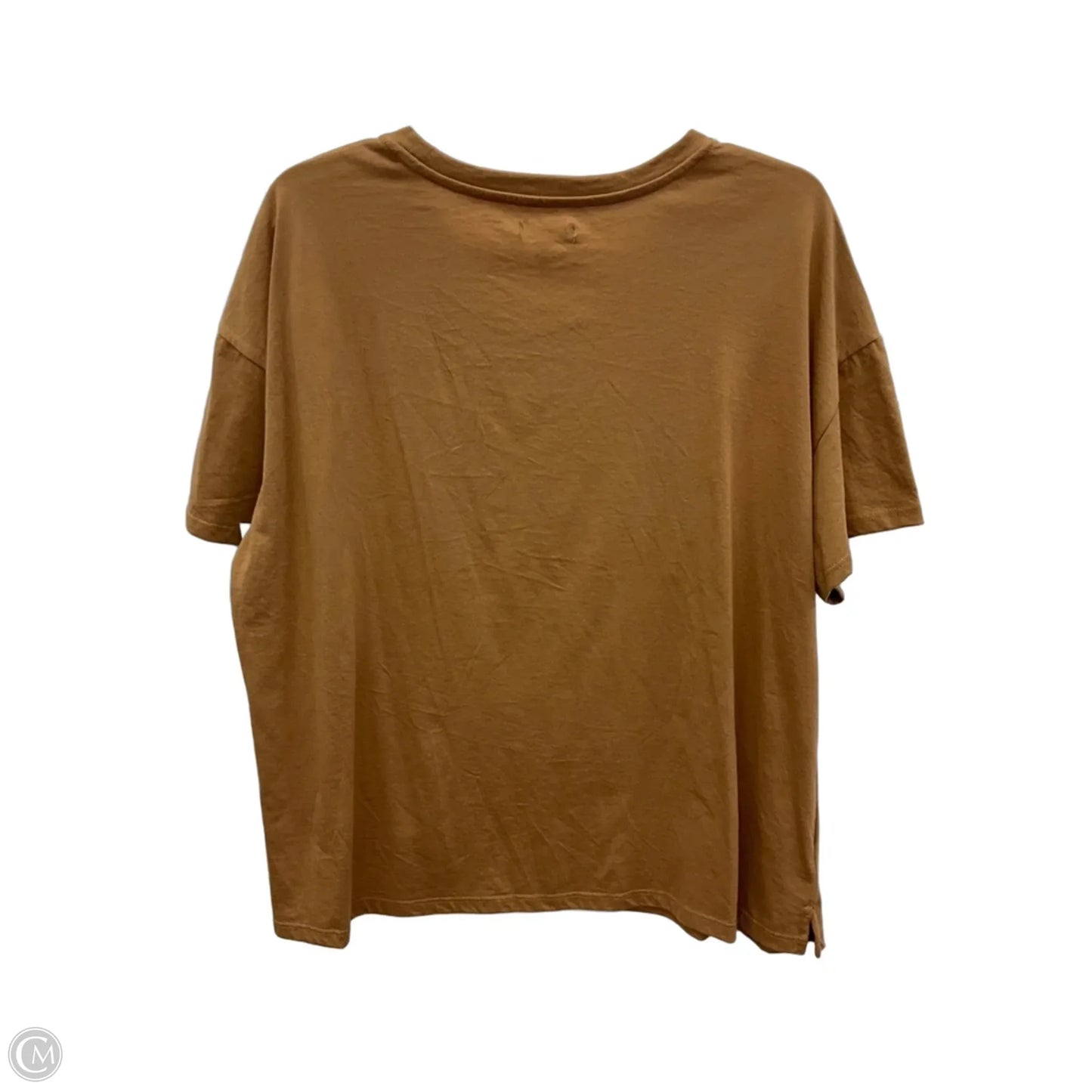 Top Short Sleeve Basic By Maurices In Brown, Size: Xl