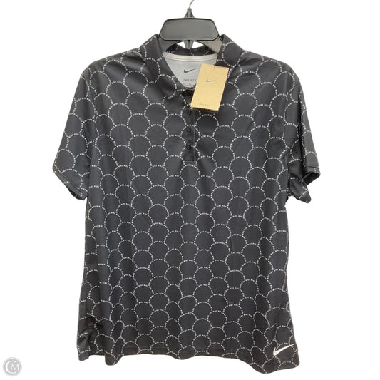 Athletic Top Short Sleeve By Nike Apparel In Black, Size: Xl
