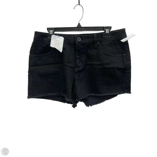 Shorts By Natural Reflections In Black Denim, Size: 10