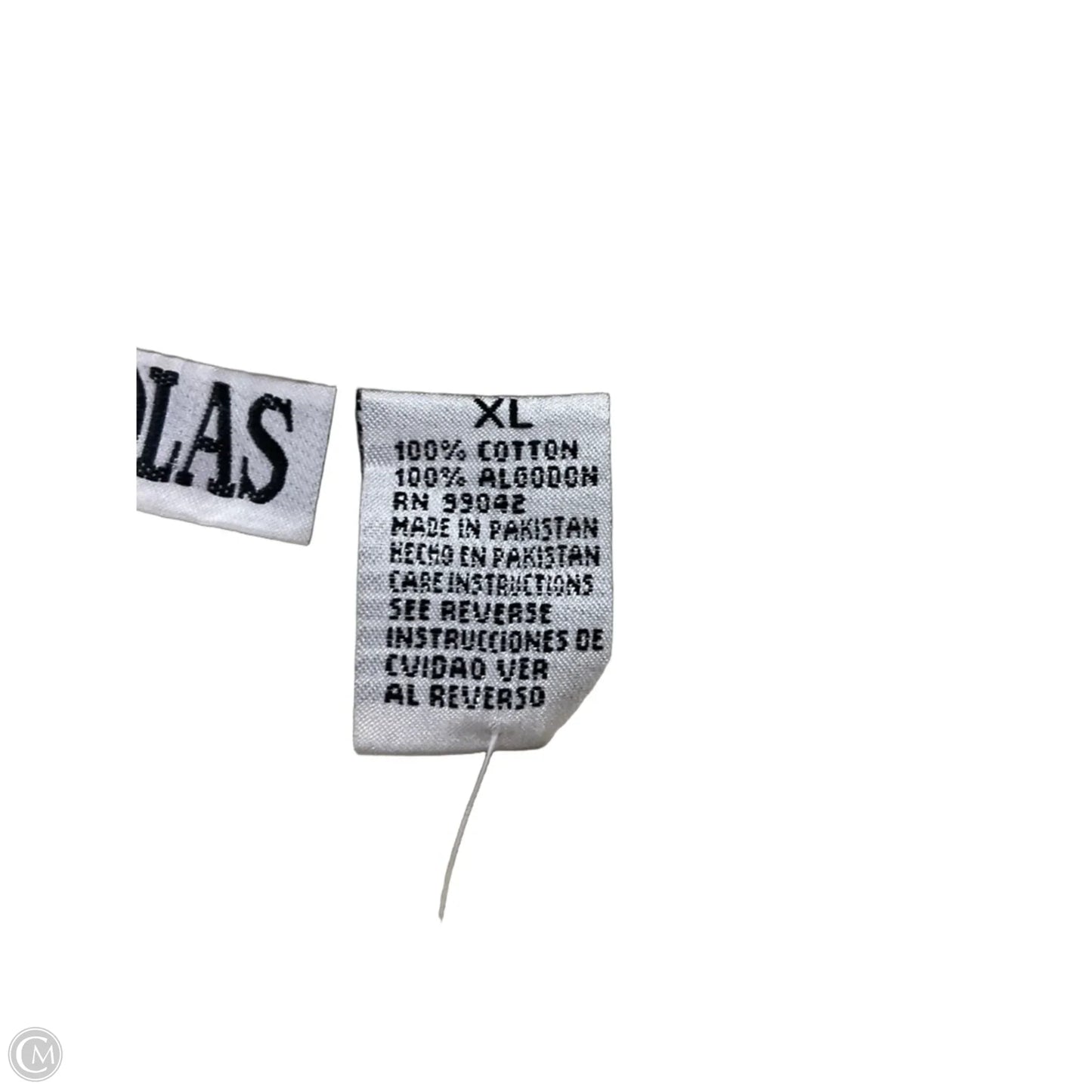 Blouse 3/4 Sleeve By Clothes Mentor In Beige, Size: Xl