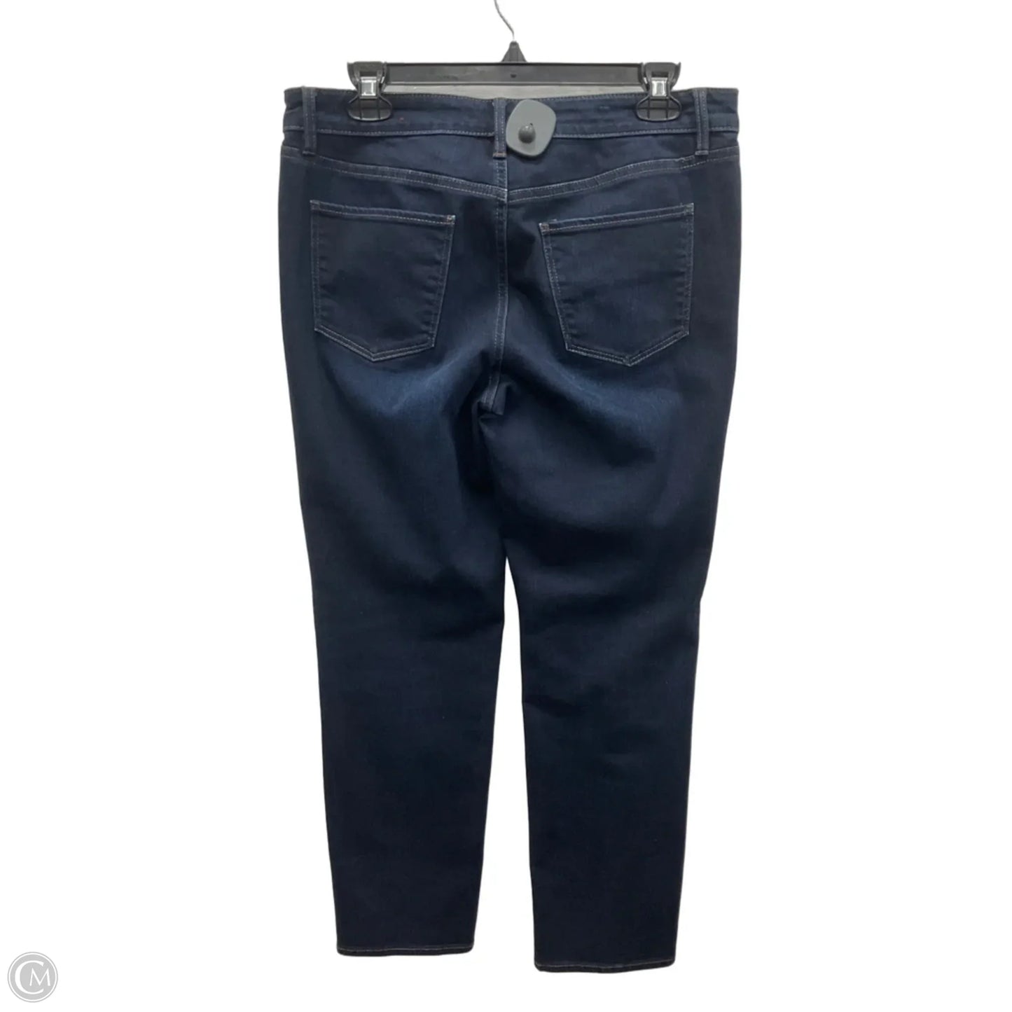Jeans Straight By Talbots In Blue Denim, Size: 8p